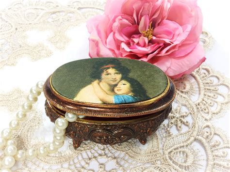 Victorian Jewelry Box In Collectible Decorative Trinket Boxes 